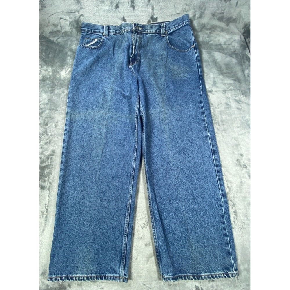 Vintage Paco Jeans Baggy Carpenter Blue Denim 44x29 Mens Loose Fit Y2K Hip Hop
